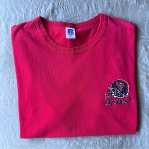 Russell Athletic Red Buccaneers Tee
